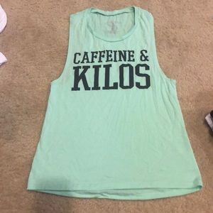 Caffeine and Kilos muscle tank